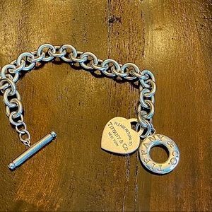 Tiffany Heart Tag Toggle Braclet
